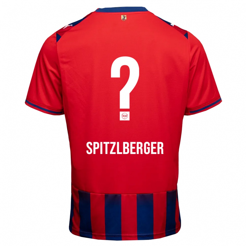 גברים Tyler Spitzlberger #0 כחול מלכותי לבן אדום ג'רזי ביתית 2026/27 חולצה קצרה