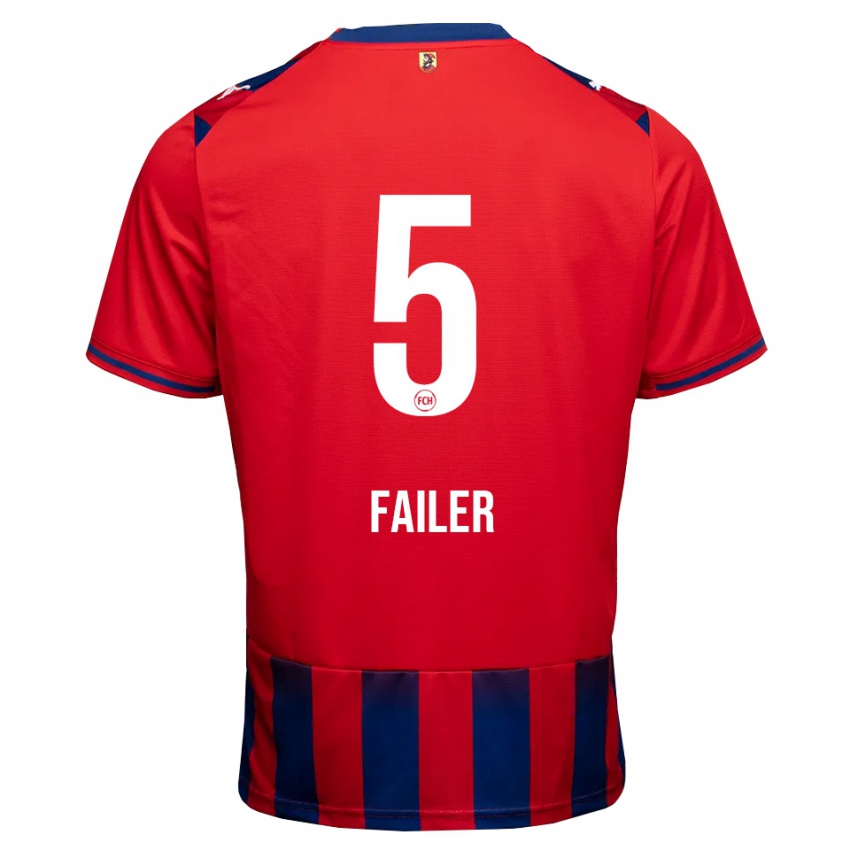 גברים Jan Failer #5 כחול מלכותי לבן אדום ג'רזי ביתית 2026/27 חולצה קצרה