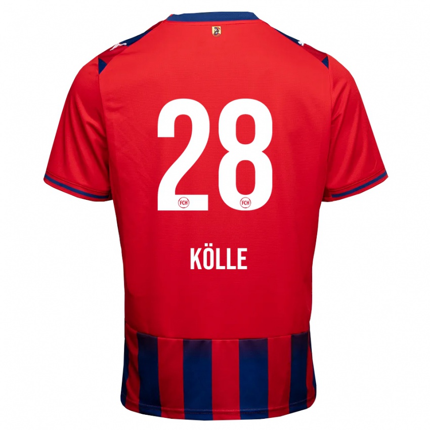 גברים Adam Kölle #28 כחול מלכותי לבן אדום ג'רזי ביתית 2026/27 חולצה קצרה