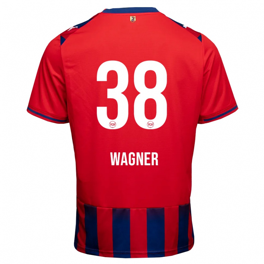גברים Yannik Wagner #38 כחול מלכותי לבן אדום ג'רזי ביתית 2026/27 חולצה קצרה
