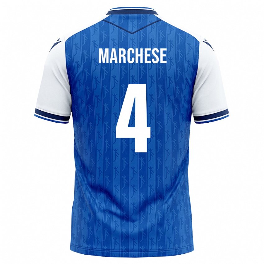 גברים Luca Marchese #4 כחול מלכותי לבן ג'רזי ביתית 2026/27 חולצה קצרה