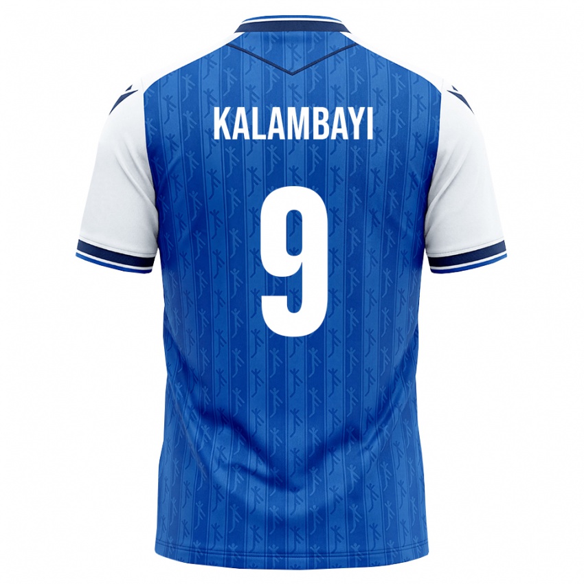 גברים Simon Kalambayi #9 כחול מלכותי לבן ג'רזי ביתית 2026/27 חולצה קצרה