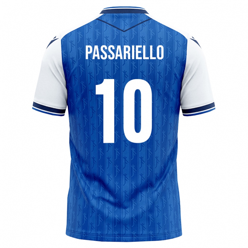 גברים Samuel Passariello #10 כחול מלכותי לבן ג'רזי ביתית 2026/27 חולצה קצרה
