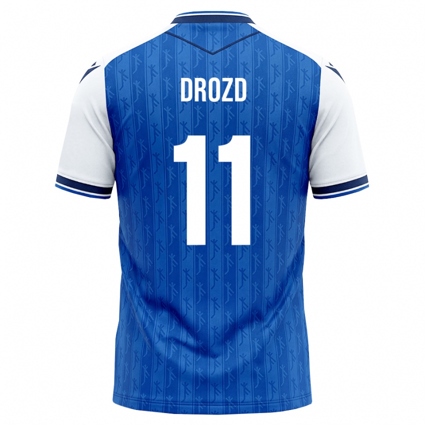 גברים Nikita Drozd #11 כחול מלכותי לבן ג'רזי ביתית 2026/27 חולצה קצרה