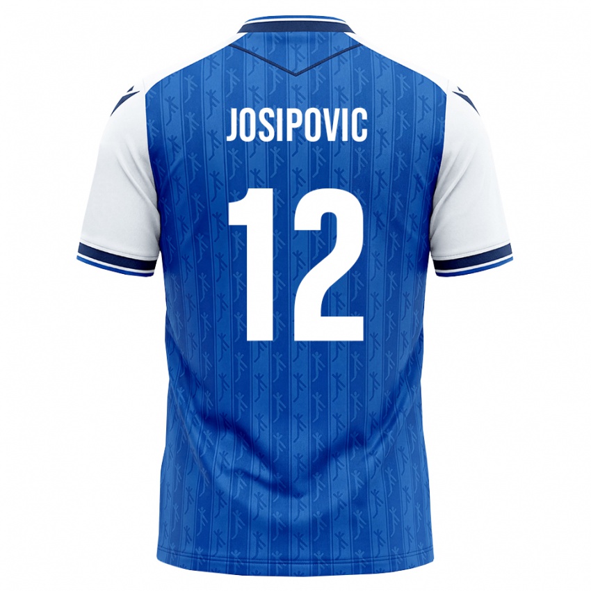 גברים Mihael Josipovic #12 כחול מלכותי לבן ג'רזי ביתית 2026/27 חולצה קצרה