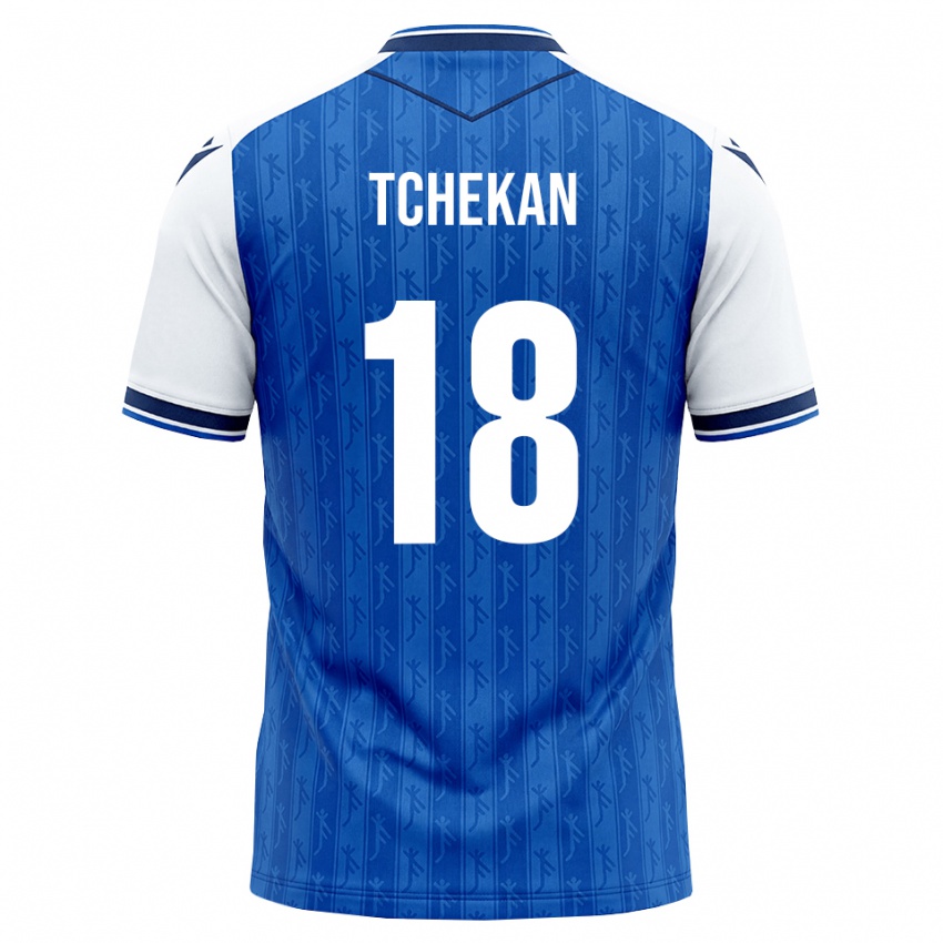 גברים Ivan Tchekan #18 כחול מלכותי לבן ג'רזי ביתית 2026/27 חולצה קצרה