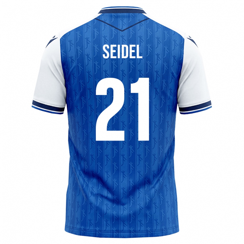 גברים Phil Seidel #21 כחול מלכותי לבן ג'רזי ביתית 2026/27 חולצה קצרה