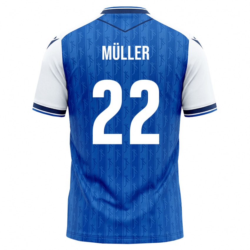 גברים Tim Müller #22 כחול מלכותי לבן ג'רזי ביתית 2026/27 חולצה קצרה