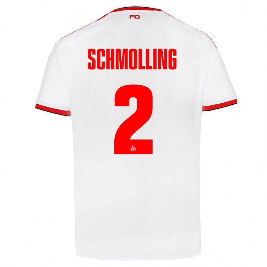 גברים Viktor Schmolling #2 לבן אדום שחור ג'רזי ביתית 2026/27 חולצה קצרה
