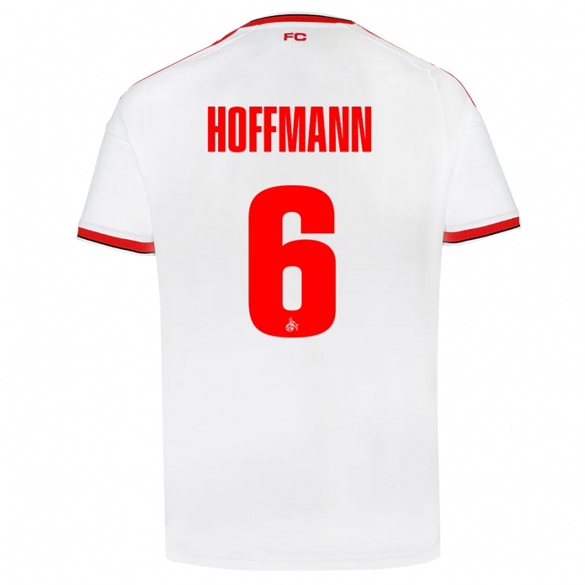גברים Niklas Hoffmann #6 לבן אדום שחור ג'רזי ביתית 2026/27 חולצה קצרה