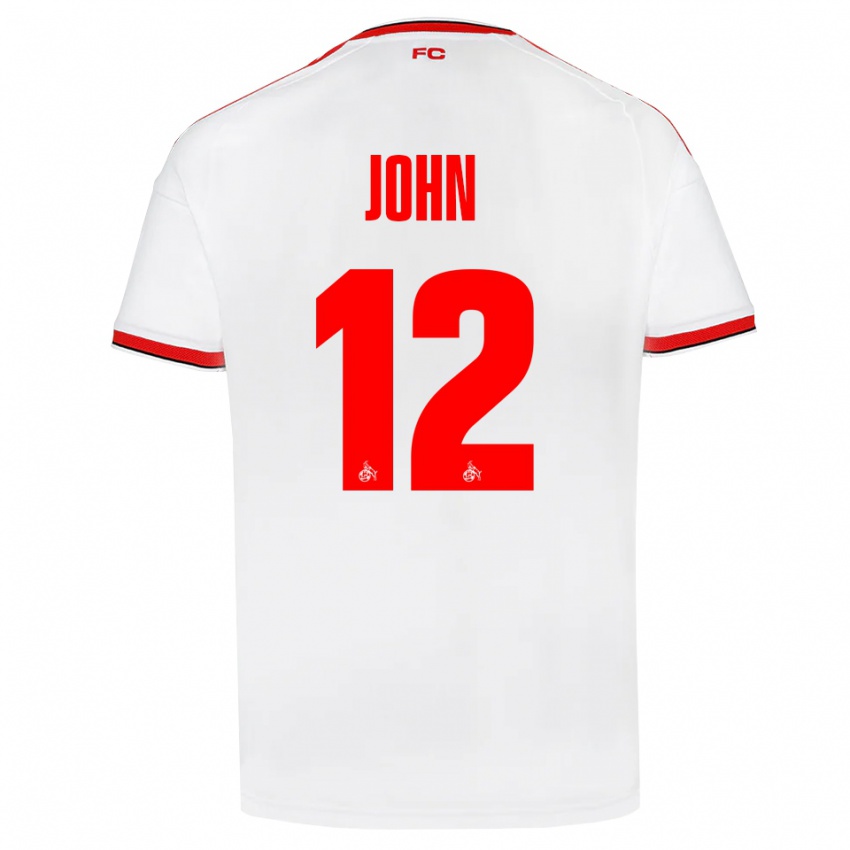 גברים Neven John #12 לבן אדום שחור ג'רזי ביתית 2026/27 חולצה קצרה