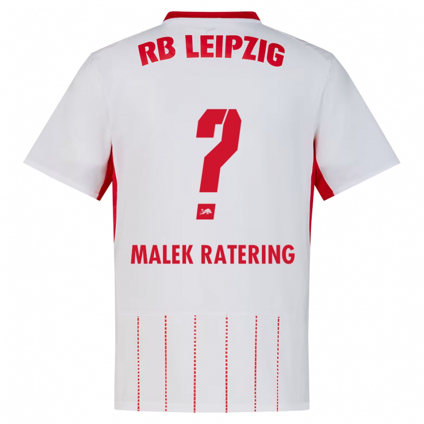 גברים Jakob Malek Ratering #0 אדום לבן צהוב ג'רזי ביתית 2026/27 חולצה קצרה