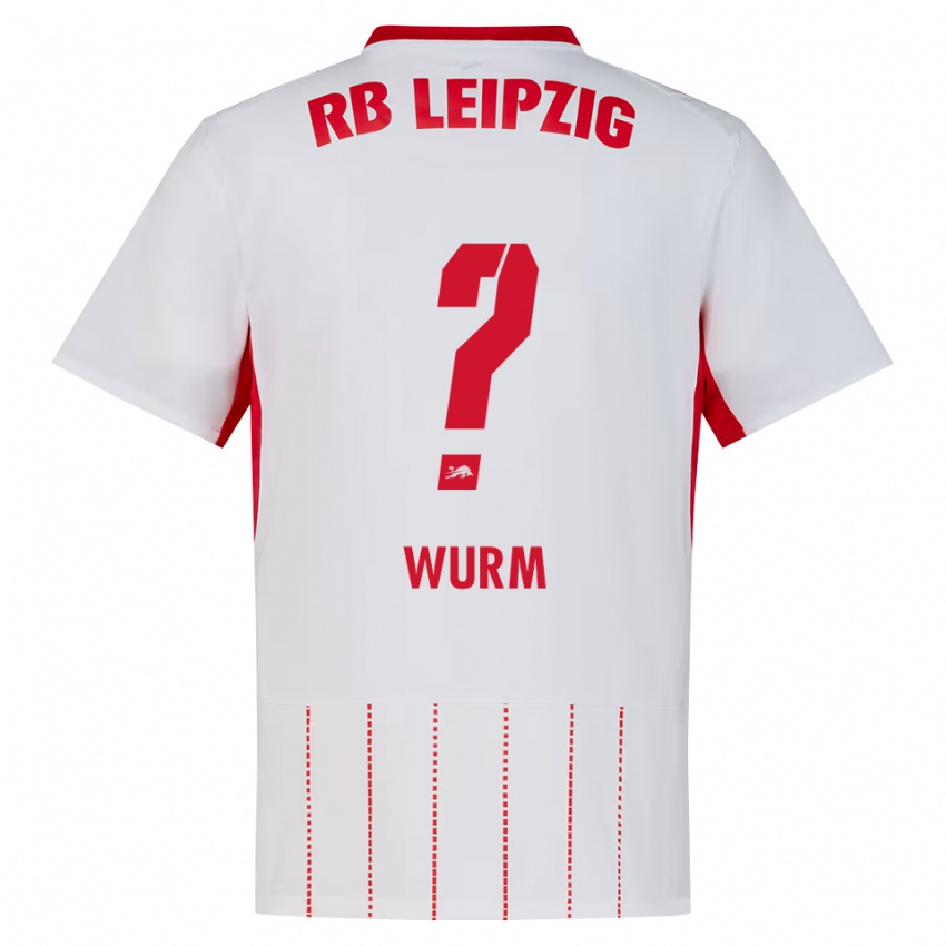 גברים Simon Wurm #0 אדום לבן צהוב ג'רזי ביתית 2026/27 חולצה קצרה