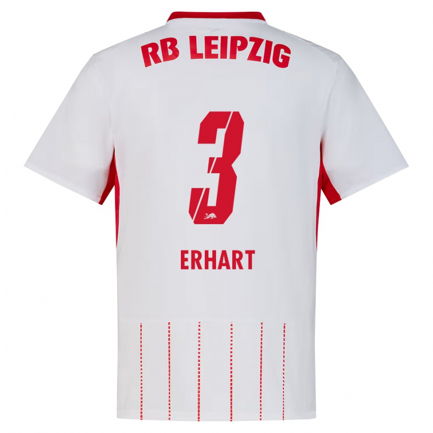 גברים Karl Erhart #3 אדום לבן צהוב ג'רזי ביתית 2026/27 חולצה קצרה