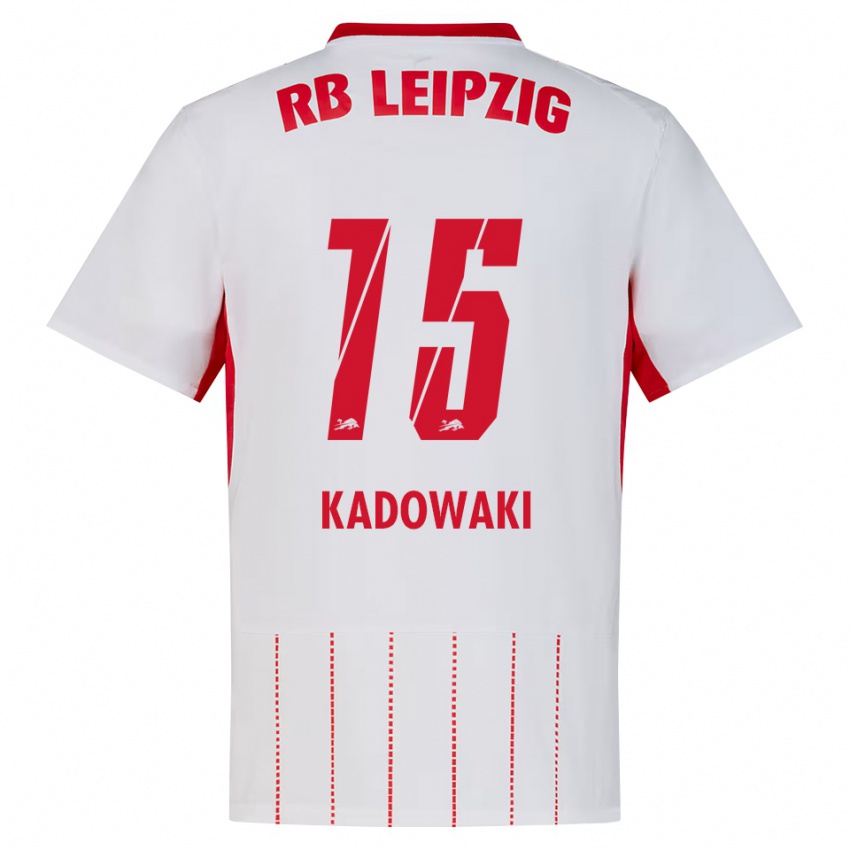 גברים Mai Kadowaki #15 אדום לבן צהוב ג'רזי ביתית 2026/27 חולצה קצרה