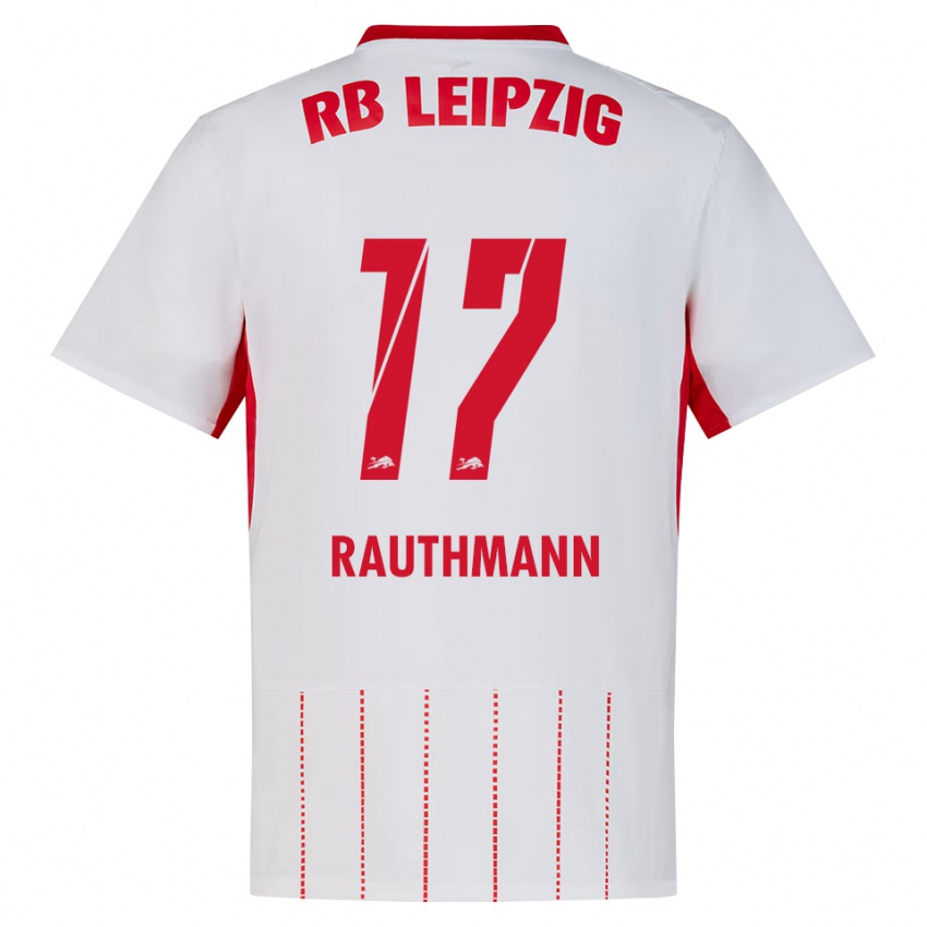 גברים Nick Rauthmann #17 אדום לבן צהוב ג'רזי ביתית 2026/27 חולצה קצרה