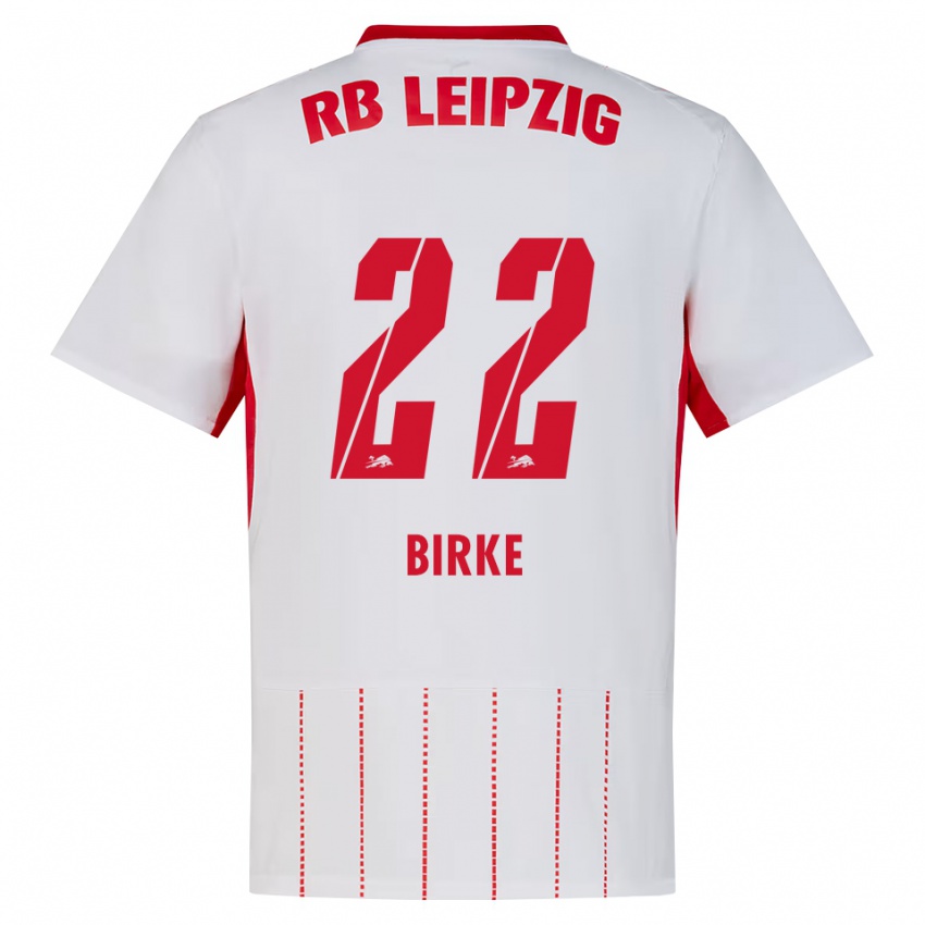 גברים Lennox Birke #22 אדום לבן צהוב ג'רזי ביתית 2026/27 חולצה קצרה
