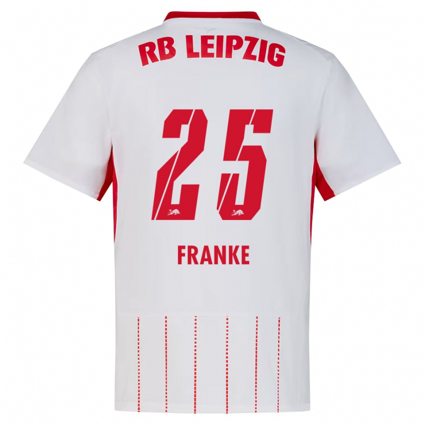 גברים Lenny Franke #25 אדום לבן צהוב ג'רזי ביתית 2026/27 חולצה קצרה