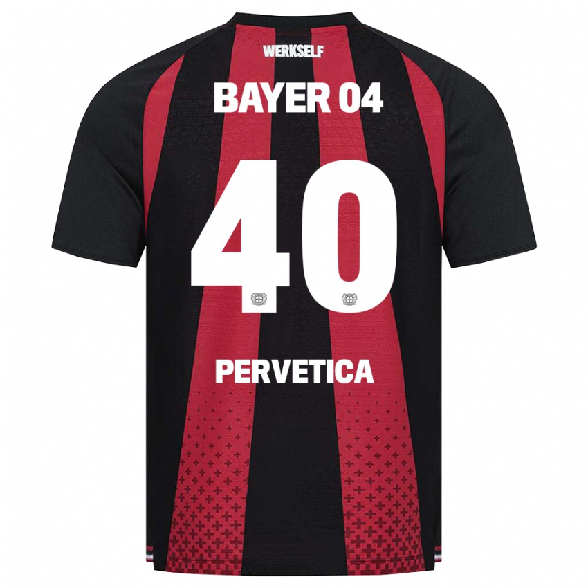 גברים Redon Pervetica #40 שחור לבן אדום ג'רזי ביתית 2026/27 חולצה קצרה