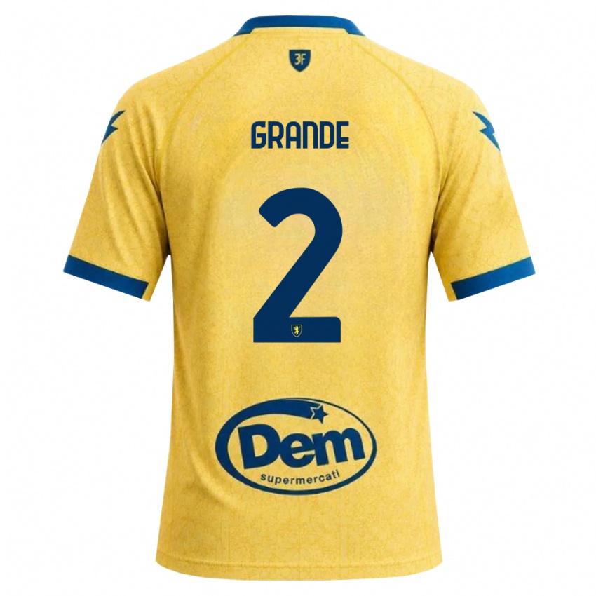 גברים Alessandro Grande #2 חאקי שחור כחול ג'רזי ביתית 2026/27 חולצה קצרה