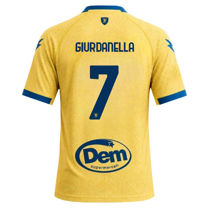 גברים Lorenzo Giurdanella #7 חאקי שחור כחול ג'רזי ביתית 2026/27 חולצה קצרה