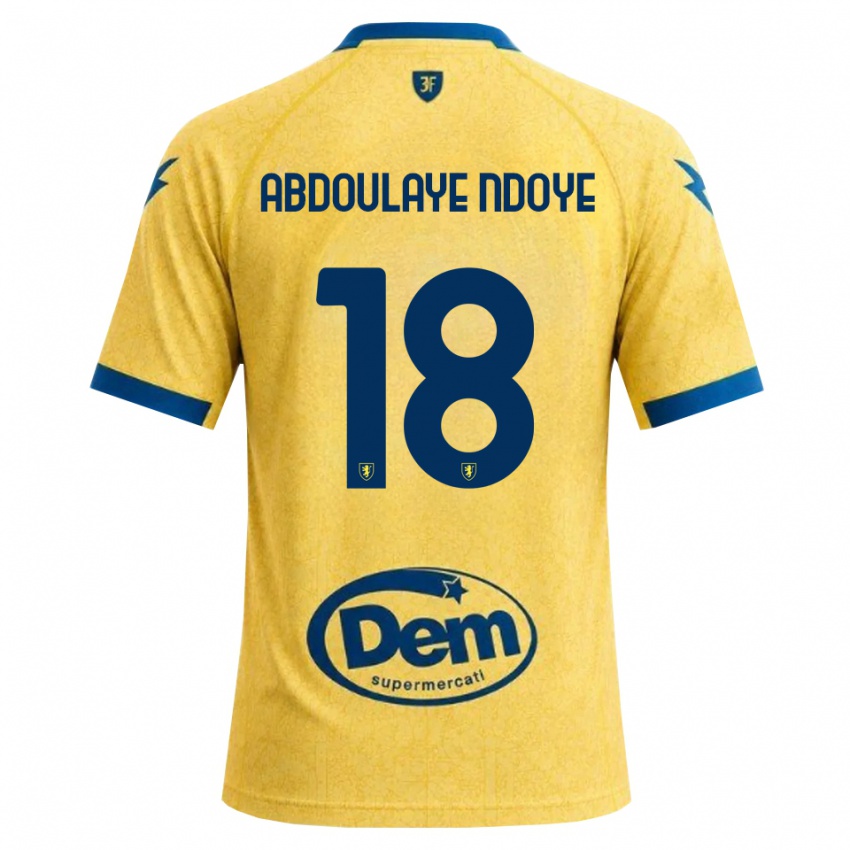 גברים Mamadou Abdoulaye Ndoye #18 חאקי שחור כחול ג'רזי ביתית 2026/27 חולצה קצרה