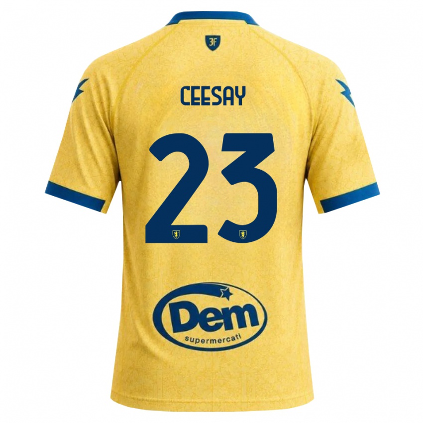 גברים Abubacar Ceesay #23 חאקי שחור כחול ג'רזי ביתית 2026/27 חולצה קצרה