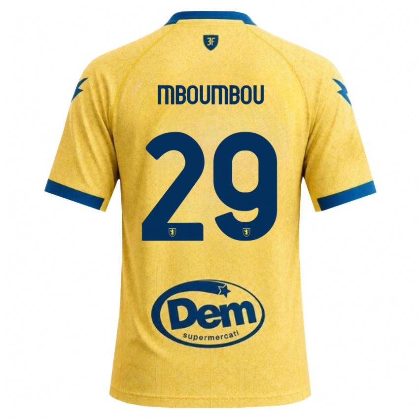 גברים Arnaud Mboumbou #29 חאקי שחור כחול ג'רזי ביתית 2026/27 חולצה קצרה