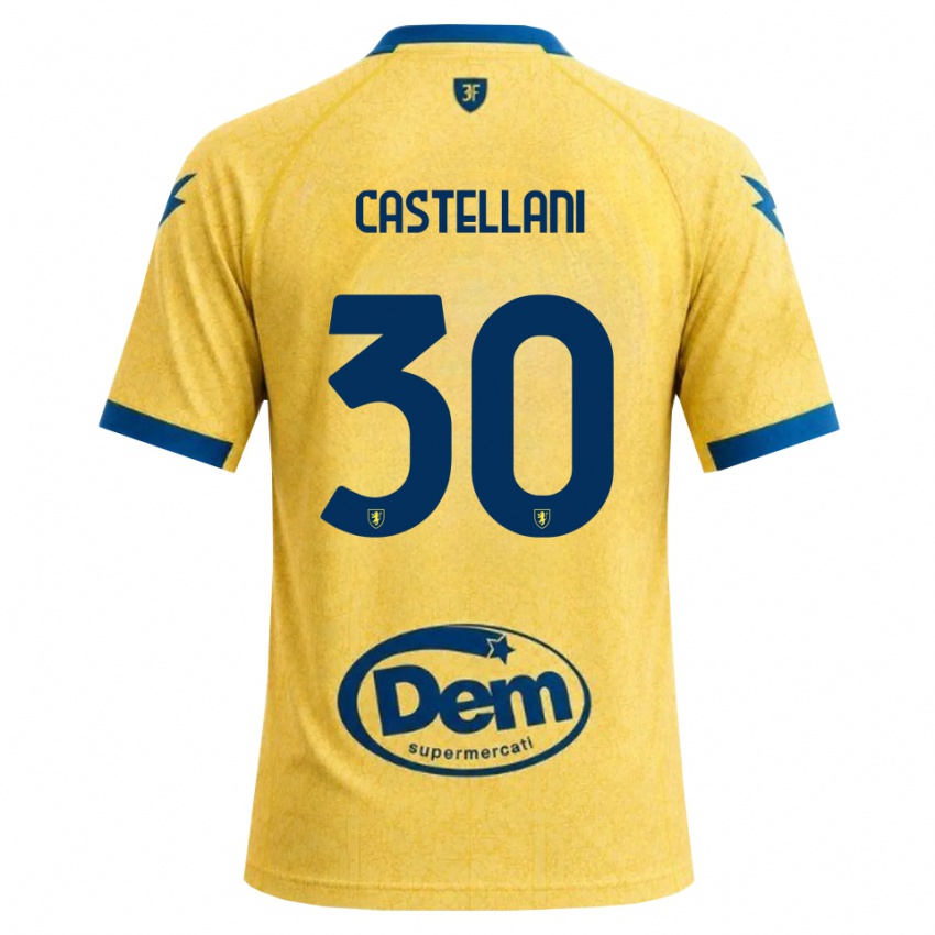 גברים Andrea Castellani #30 חאקי שחור כחול ג'רזי ביתית 2026/27 חולצה קצרה