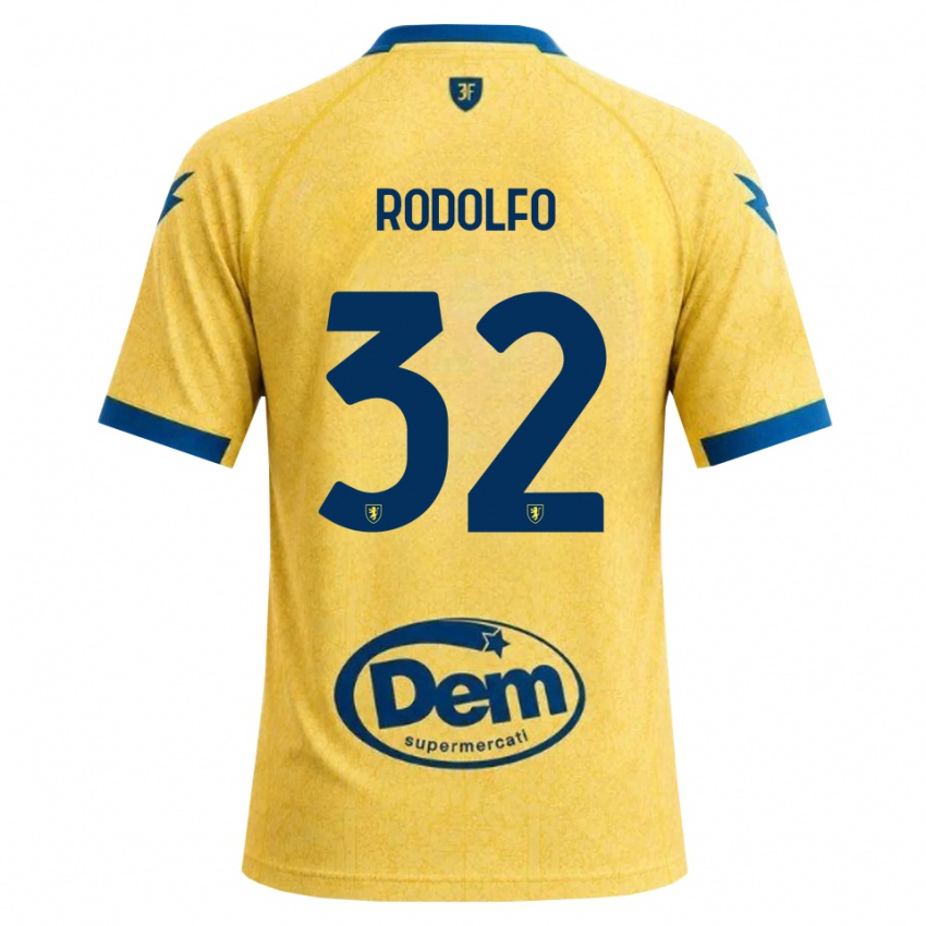 גברים Luca Rodolfo #32 חאקי שחור כחול ג'רזי ביתית 2026/27 חולצה קצרה
