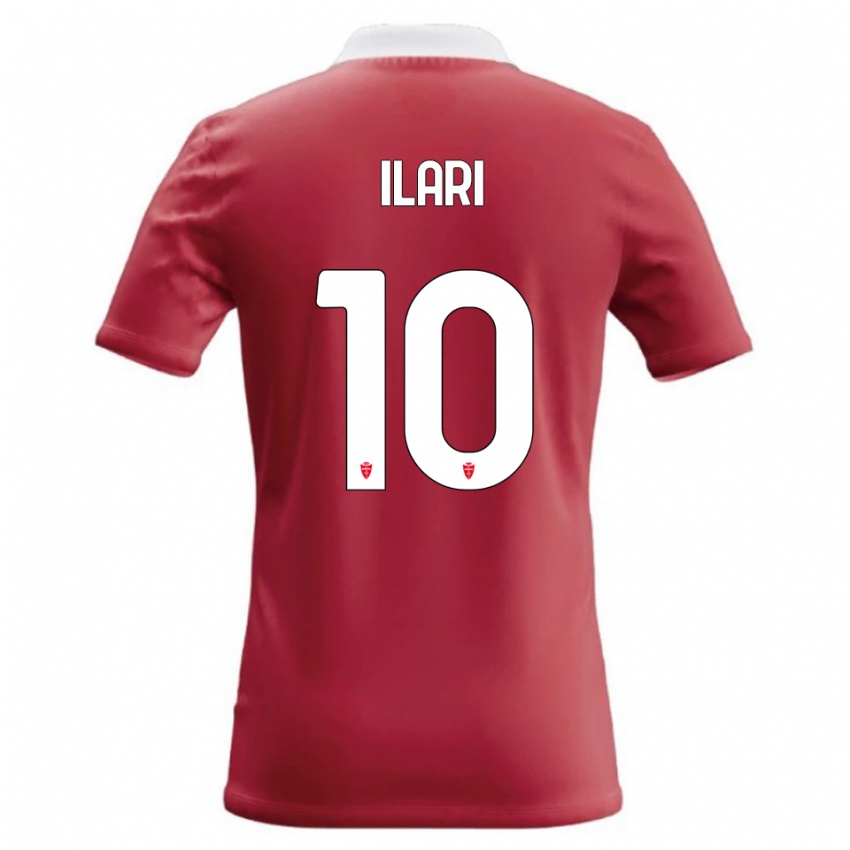 גברים Mario Ilari #10 אדום לבן ג'רזי ביתית 2026/27 חולצה קצרה