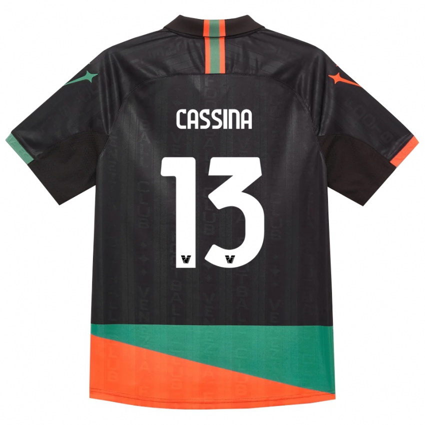 גברים Tommaso Cassina #13 שחור כתום ירוק ג'רזי ביתית 2026/27 חולצה קצרה