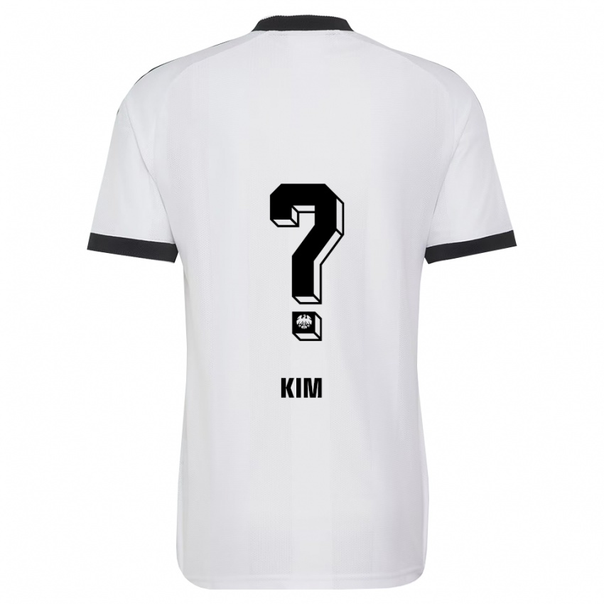 גברים Junhyung Kim #0 שחור לבן הרחק ג'רזי 2026/27 חולצה קצרה