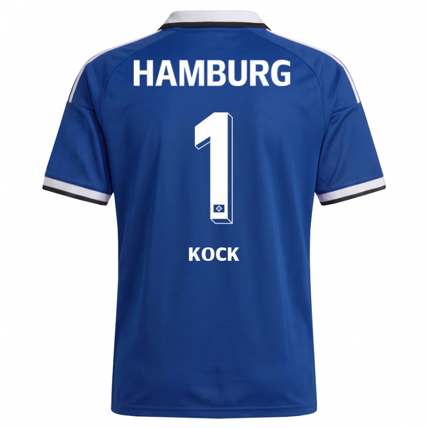גברים Nelio Kock #1 לבן כחול הרחק ג'רזי 2026/27 חולצה קצרה