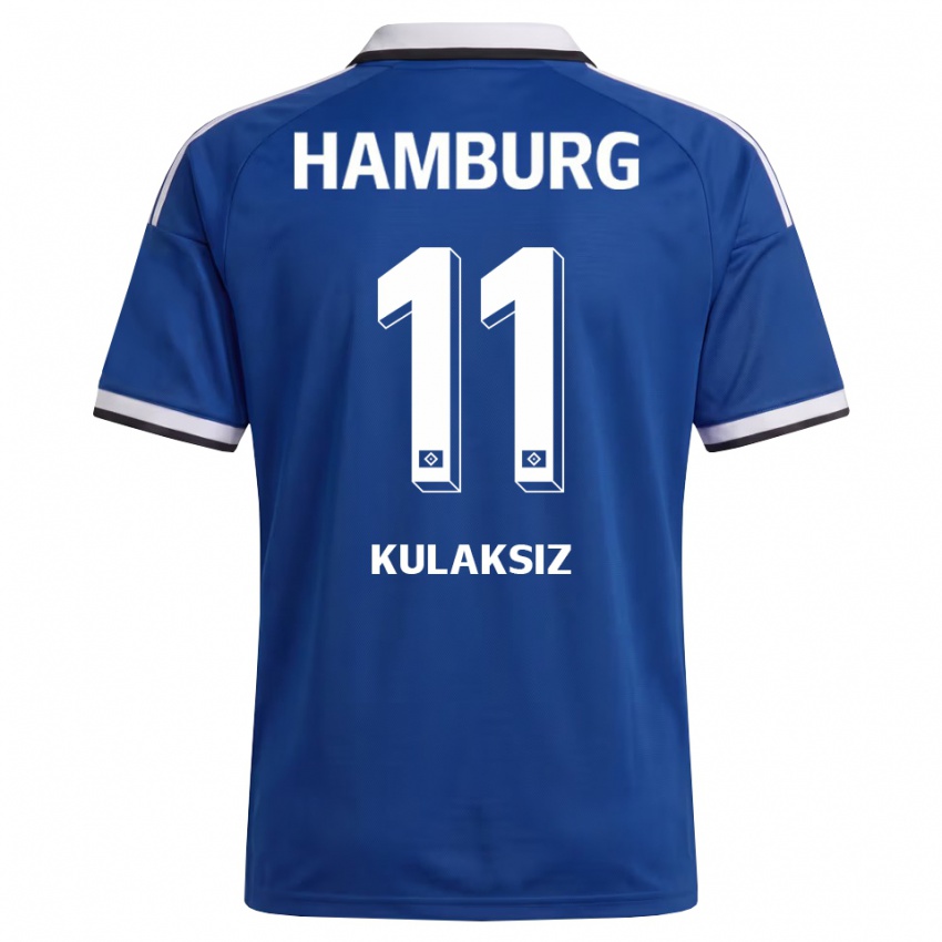 גברים Onurhan Kulaksız #11 לבן כחול הרחק ג'רזי 2026/27 חולצה קצרה