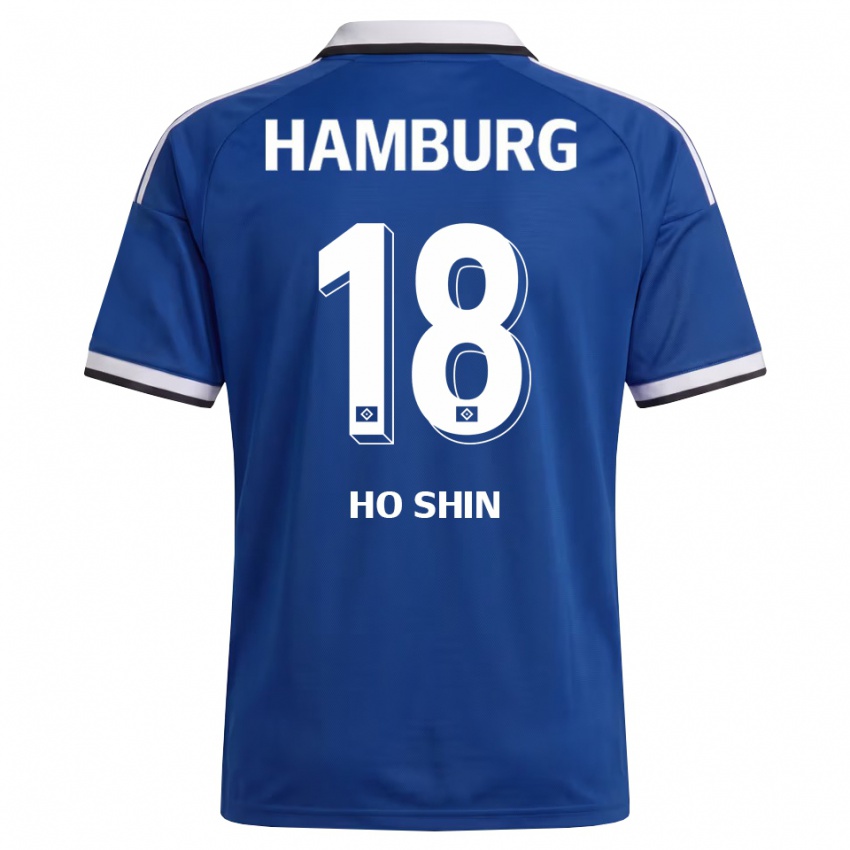גברים Jae Ho Shin #18 לבן כחול הרחק ג'רזי 2026/27 חולצה קצרה