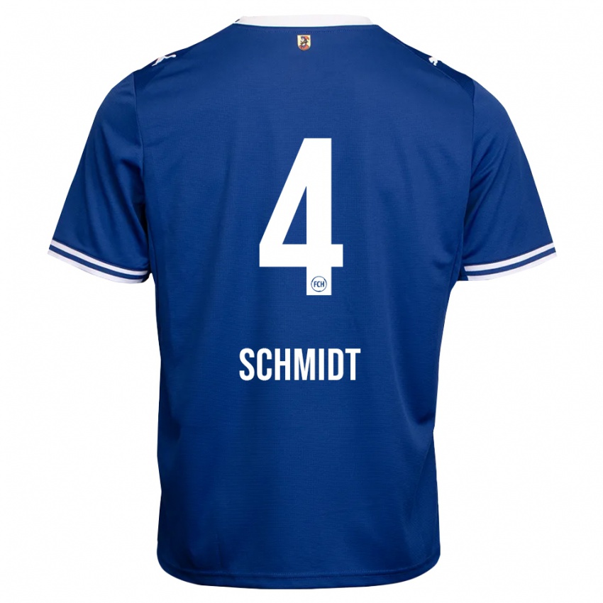 גברים Luke Schmidt #4 כחול מלכותי לבן הרחק ג'רזי 2026/27 חולצה קצרה