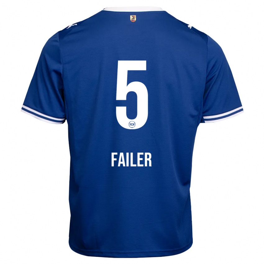 גברים Jan Failer #5 כחול מלכותי לבן הרחק ג'רזי 2026/27 חולצה קצרה