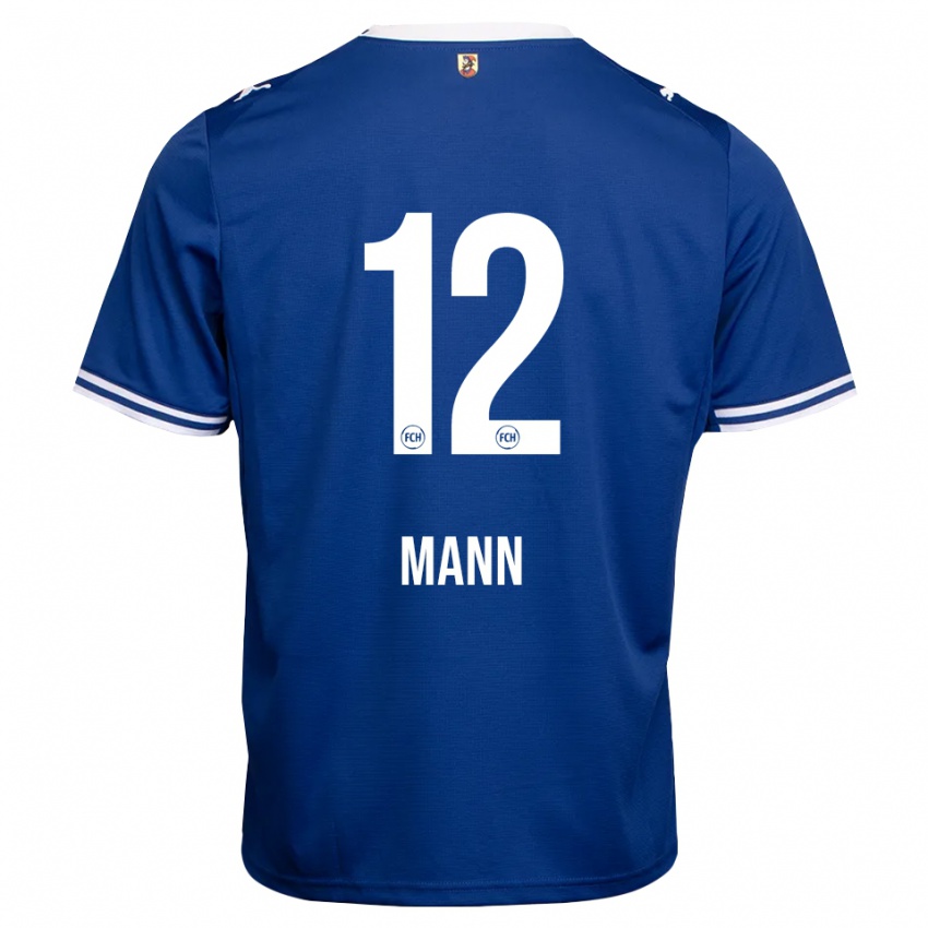 גברים Kilian Mann #12 כחול מלכותי לבן הרחק ג'רזי 2026/27 חולצה קצרה
