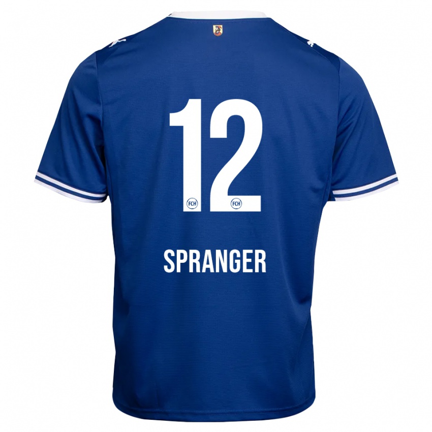 גברים Luke Spranger #12 כחול מלכותי לבן הרחק ג'רזי 2026/27 חולצה קצרה