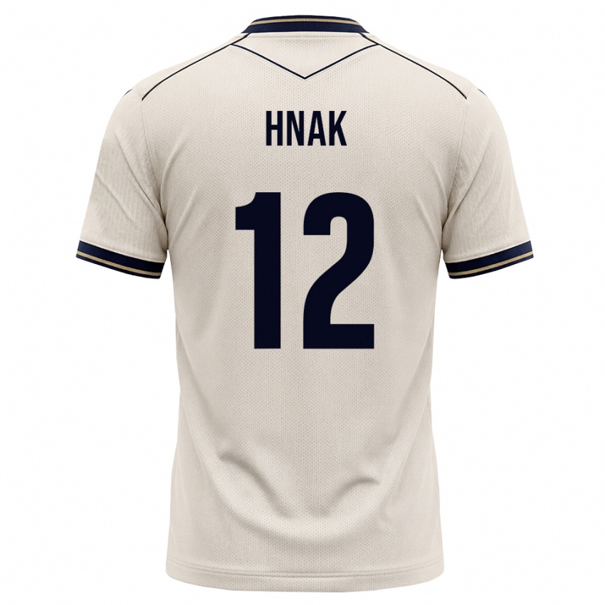 גברים Anwar Hnak #12 לבן מבריק כחול דיו הרחק ג'רזי 2026/27 חולצה קצרה