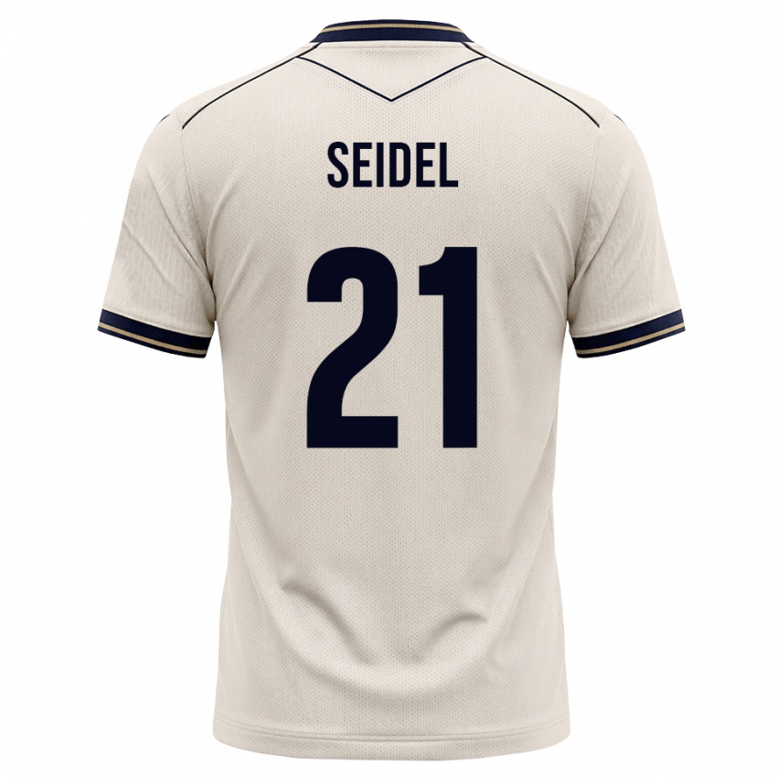גברים Phil Seidel #21 לבן מבריק כחול דיו הרחק ג'רזי 2026/27 חולצה קצרה