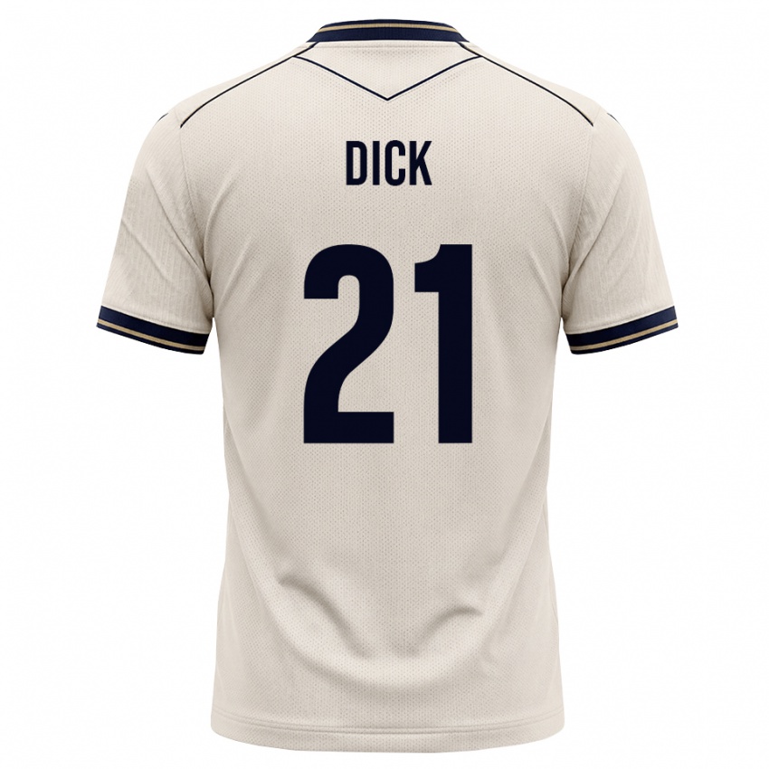 גברים Laura Dick #21 לבן מבריק כחול דיו הרחק ג'רזי 2026/27 חולצה קצרה
