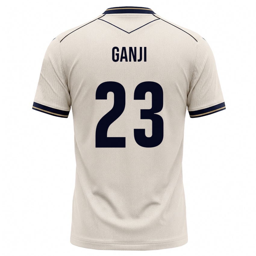 גברים Leon Ganji #23 לבן מבריק כחול דיו הרחק ג'רזי 2026/27 חולצה קצרה