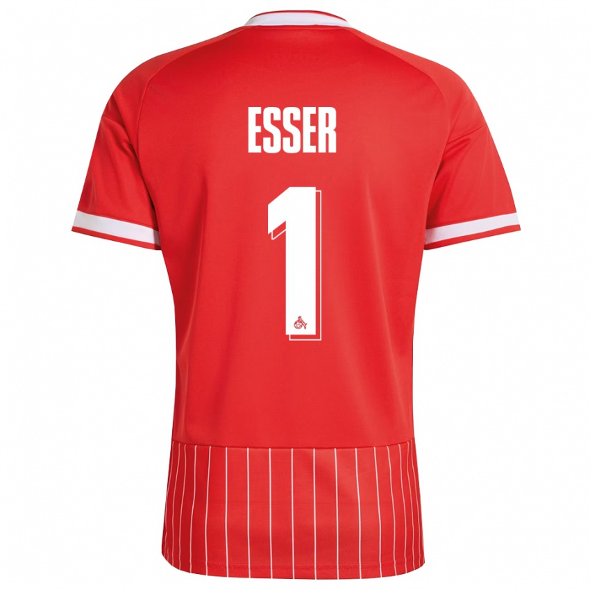 גברים Jacob Esser #1 ירוק אדום לבן הרחק ג'רזי 2026/27 חולצה קצרה