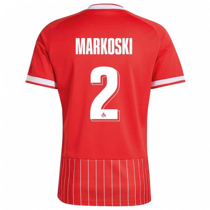 גברים Kristian Markoski #2 ירוק אדום לבן הרחק ג'רזי 2026/27 חולצה קצרה