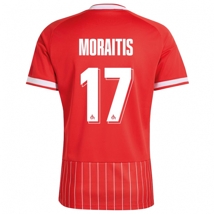 גברים Victor Moraitis #17 ירוק אדום לבן הרחק ג'רזי 2026/27 חולצה קצרה