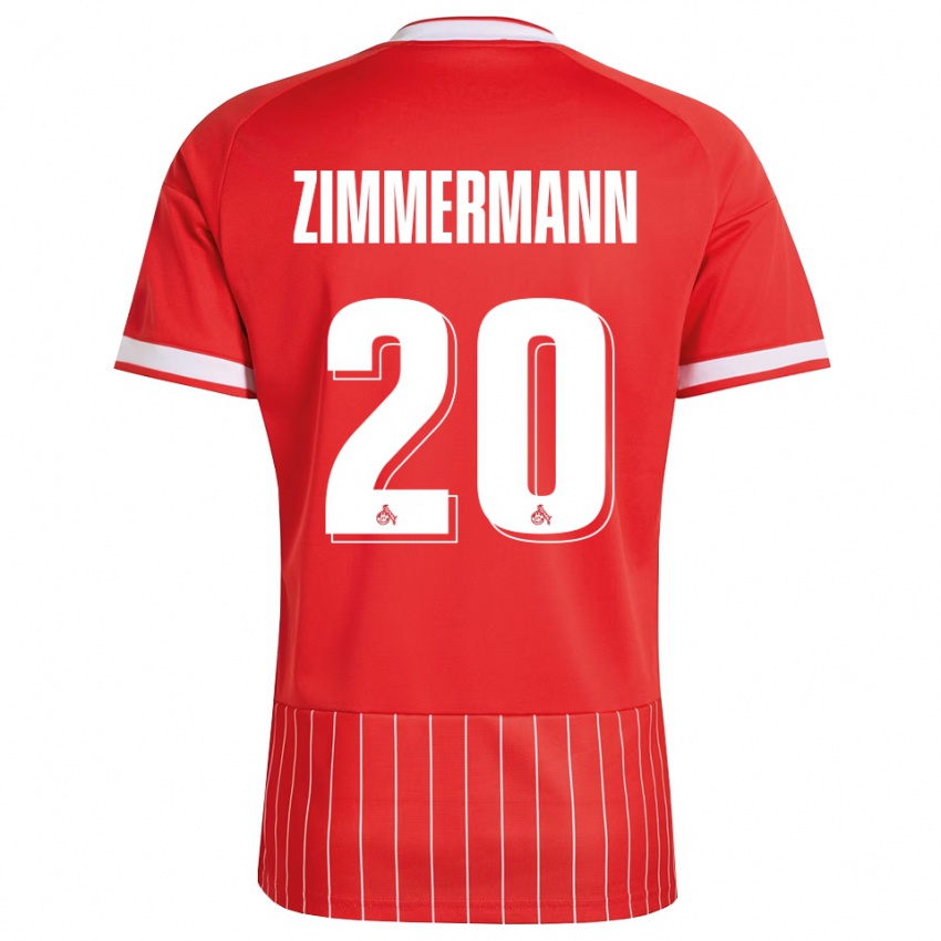 גברים Nick Zimmermann #20 ירוק אדום לבן הרחק ג'רזי 2026/27 חולצה קצרה