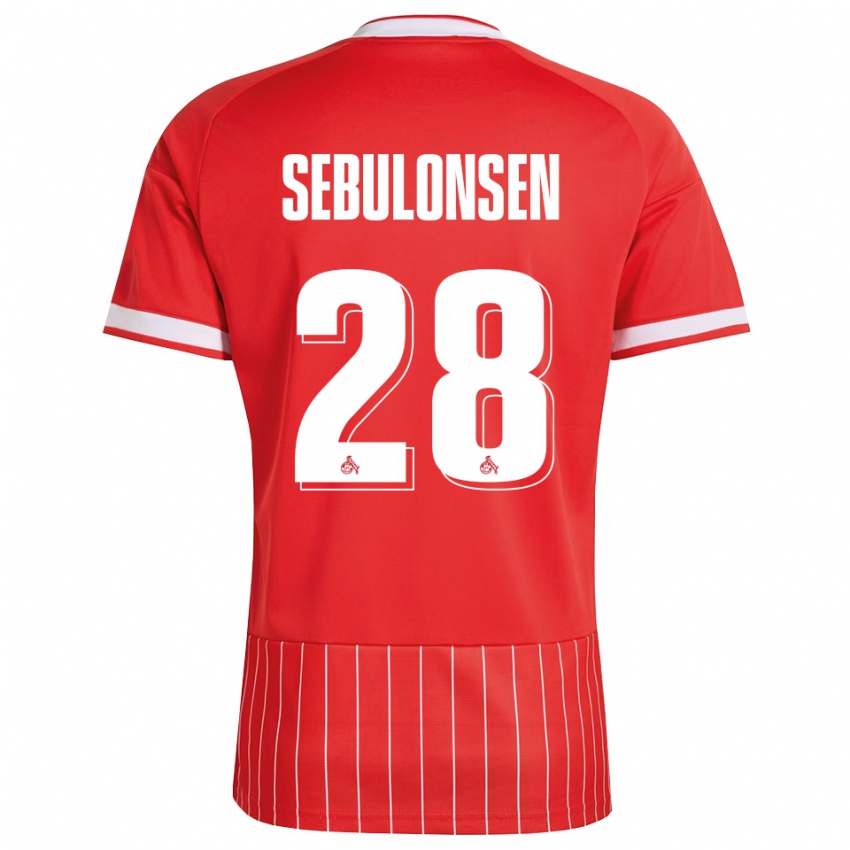 גברים Sebastian Sebulonsen #28 ירוק אדום לבן הרחק ג'רזי 2026/27 חולצה קצרה