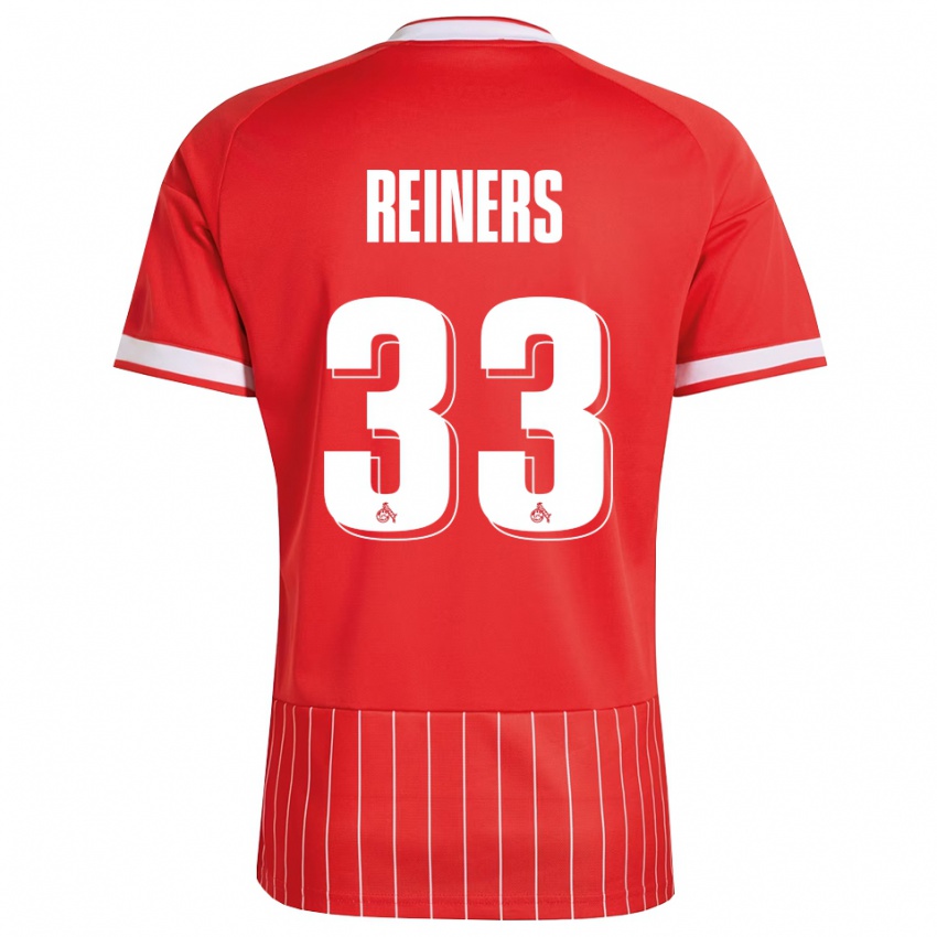 גברים Leonard Reiners #33 ירוק אדום לבן הרחק ג'רזי 2026/27 חולצה קצרה
